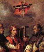 Andrea del Sarto Donor oil on canvas